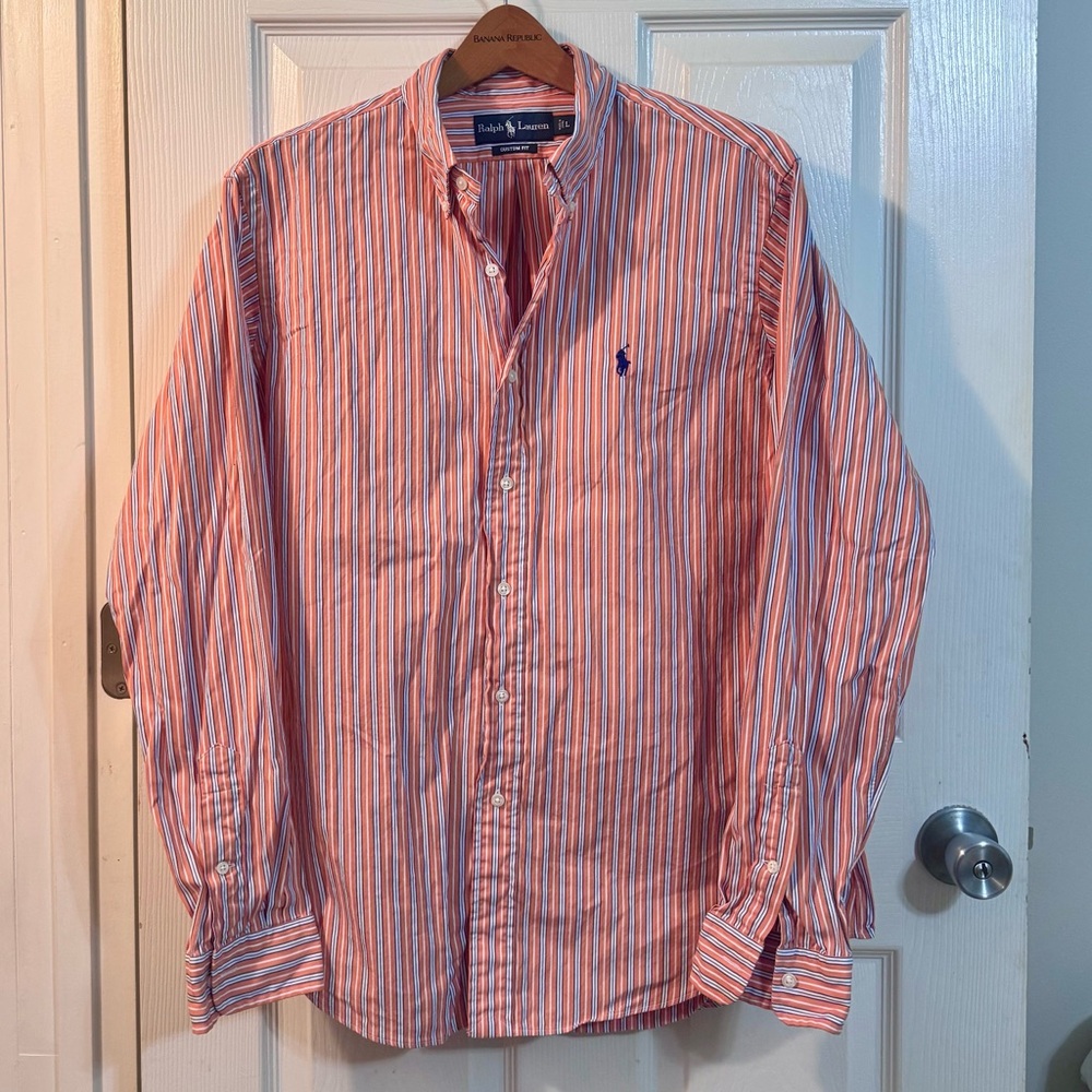 Ralph Lauren Men's L/S Button-down Shirt  - Size Large